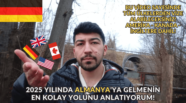 2025 YILINDA ALMANYA'YA GELMENİN EN KOLAY YOLU! - DUBAİ ÜZERİNDEN ALMANYA VE AMERİKAYA GİT!
